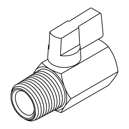 TOMPKINS Brass Ball Valves04MP-04FP MINI BALL VALVE MBV-MF-04-04